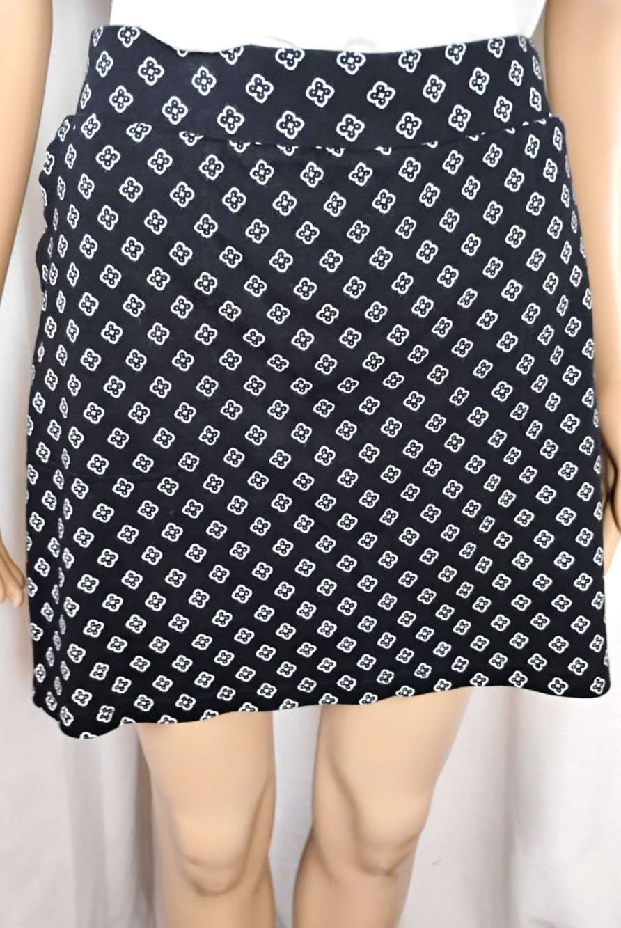 Cotton Athletic Skort Womens Medium Jersey Knit Pockets Golf Tennis